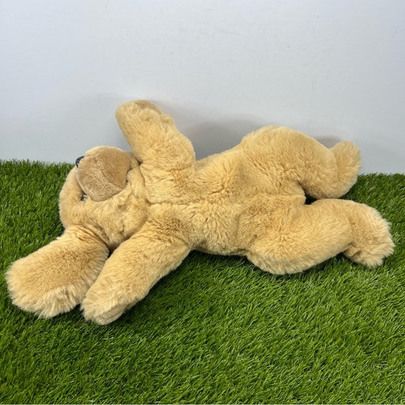 Russ Berrie Plush Doozer Puppy Dog 16" Realistic Golden Retriever Lab Vintage - Picture 9 of 11